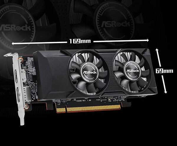 ASRock Intel ARC A310 LP 4GB GDDR6 Graphics Card - High ASRock Intel ARC A310 LP 4GB GDDR6 Graphics Card - High