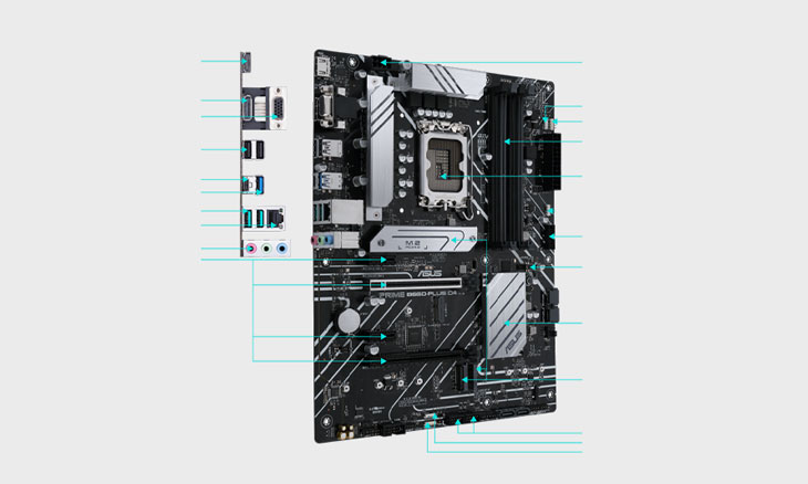 ASUS PRIME B660-PLUS D4 Intel Motherboard - Best Deal - South