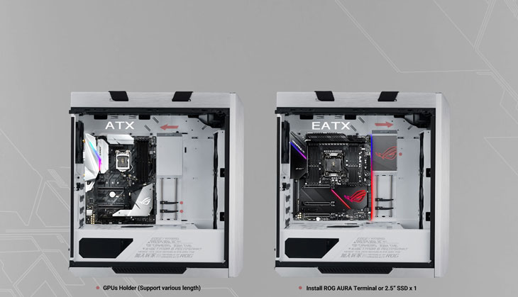 ASUS ROG STRIX HELIOS White 白 PCケース ATX ASUS ROG Strix Helios gaming case - White - Best Deal - South