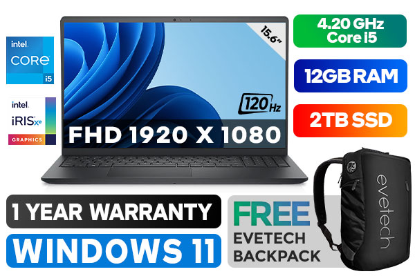 Dell Inspiron 15 3520 | 11th Gen Core i5 | 12GB RAM | 2TB SSD