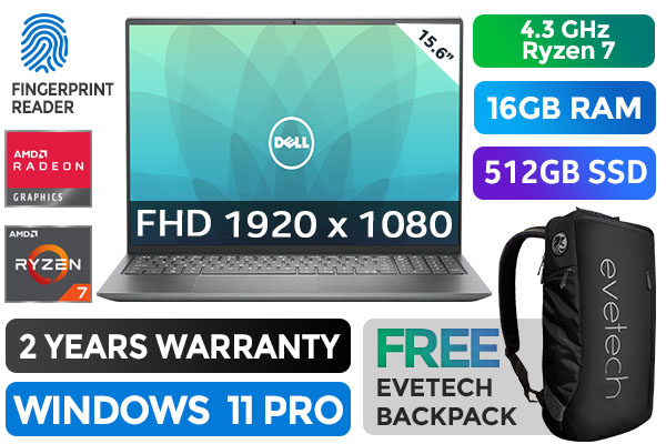 Dell Inspiron 15 5515-0266 Ryzen 7 Laptop | Evetech