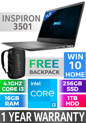 DELL Inspiron 3501 11th Gen Core i3 Laptop With 16GB RAM & 256GB