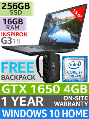 Dell Inspiron G3 15-3590 GTX 1650 Gaming Laptop | Evetech