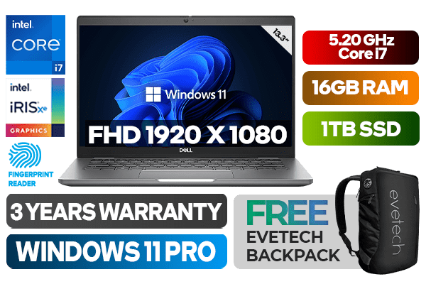 Dell Latitude 5340 - 13th Gen Intel Core i7 Laptop | 1TB SSD | Evetech