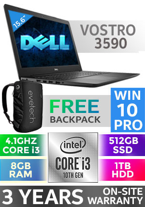 Dell Vostro 15 3590 10th Gen Core i3 Laptop With 8GB RAM And 512GB
