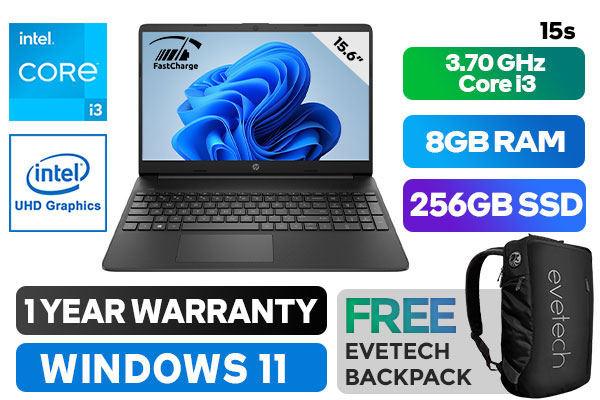 HP 15s-fq2015ni Laptop - 11th Gen Core i3, 8GB RAM | Best