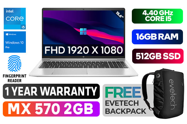 HP ProBook 450 G9 Laptop - 12th Gen Core i5, 16GB RAM | High
