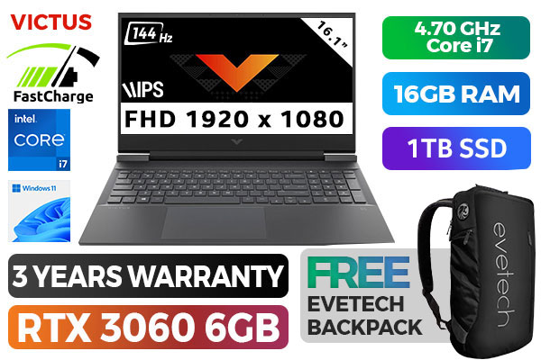HP Victus Laptop 16-d1001ni 16.1