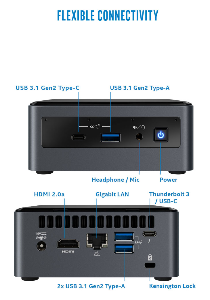 Intel NUC NUC10I5FNH Mini PC Kit With 512GB SSD And 8GB RAM - Best