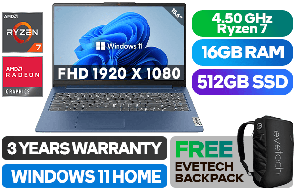 Buy Lenovo IdeaPad Slim 3 15ABR8 Ryzen 7 Laptop - Powerful