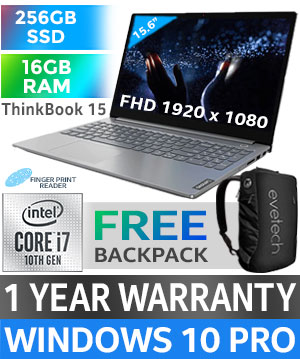 Lenovo ノートPC Core i7 16GB SSD256GB Lenovo ThinkBook 15 Core i7 Laptop With 16GB RAM & 256GB SSD | Evetech