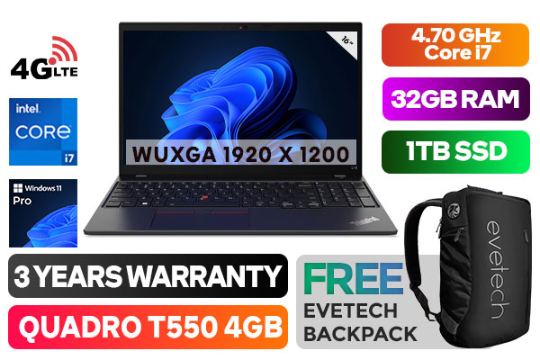 Lenovo ThinkPad P16s Gen 1 Core i7 Laptop - 32GB RAM & 1TB SSD