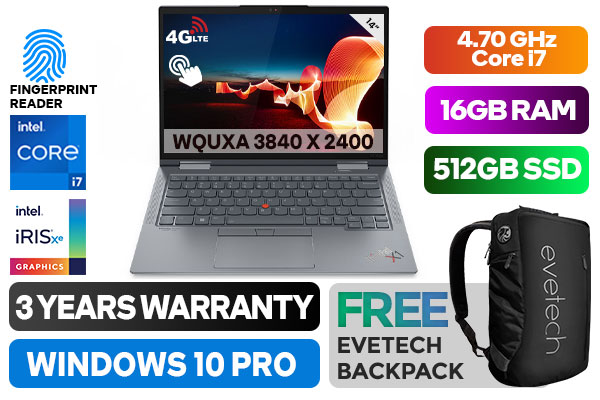 Lenovo ThinkPad X1 Yoga Gen 7 Laptop - 21CD001XZA | Premium 2-in-1