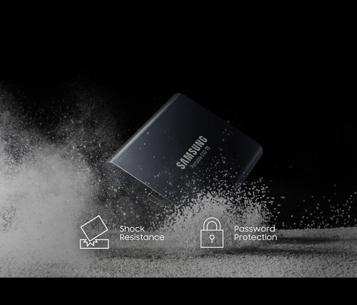 Samsung T5 500GB Portable SSD - Blue - Best Deal - South Africa