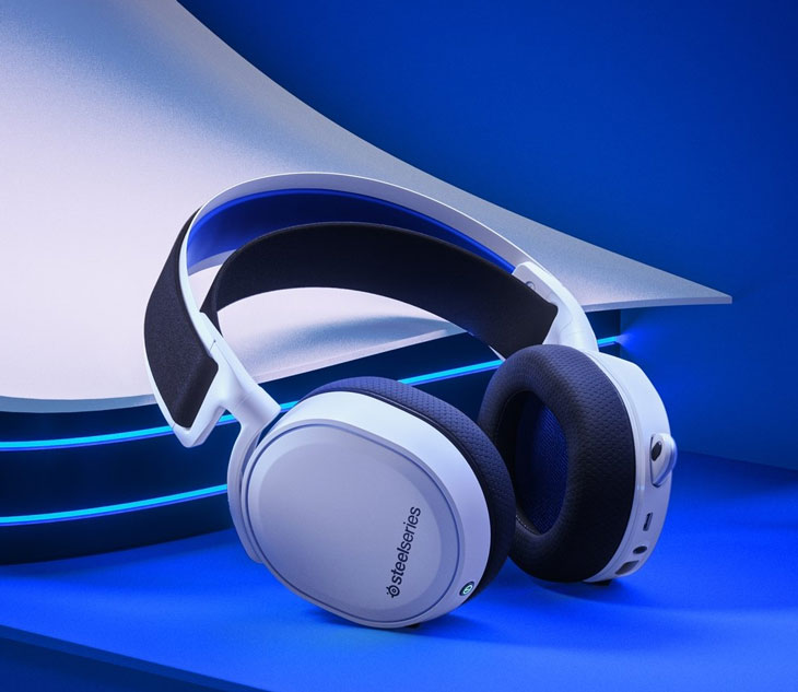 SteelSeries Arctis 7P+ PlayStation Gaming Headset - White - Free